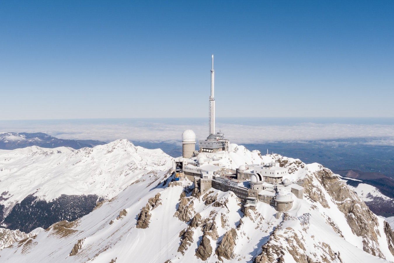 Panoramic view from Pic du Midi Observatory